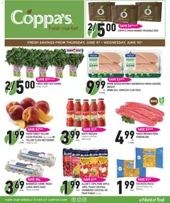 Preview of Coppas Fresh Market weekly flyer / circulaire from shop Coppas Fresh Market valid from 04.06.2026