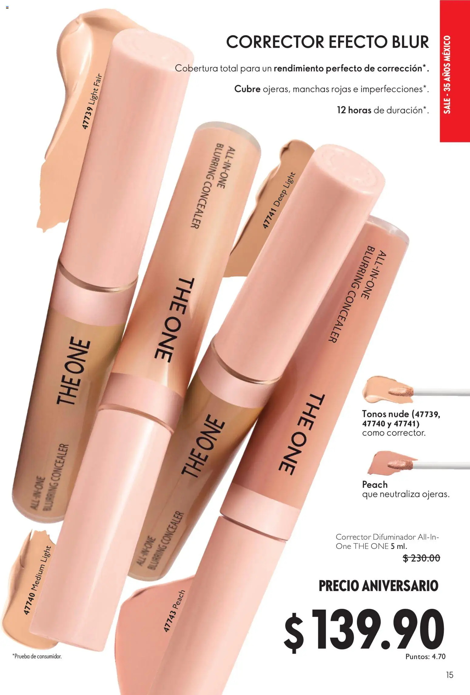 Nuevas ofertas de Oriflame válidas en toda la República Mexicana desde el 01/08/2026. ¡Encuentra las mejores ofertas en Oriflame campaña 11 2026! | Página: 15 | Productos: Corrector