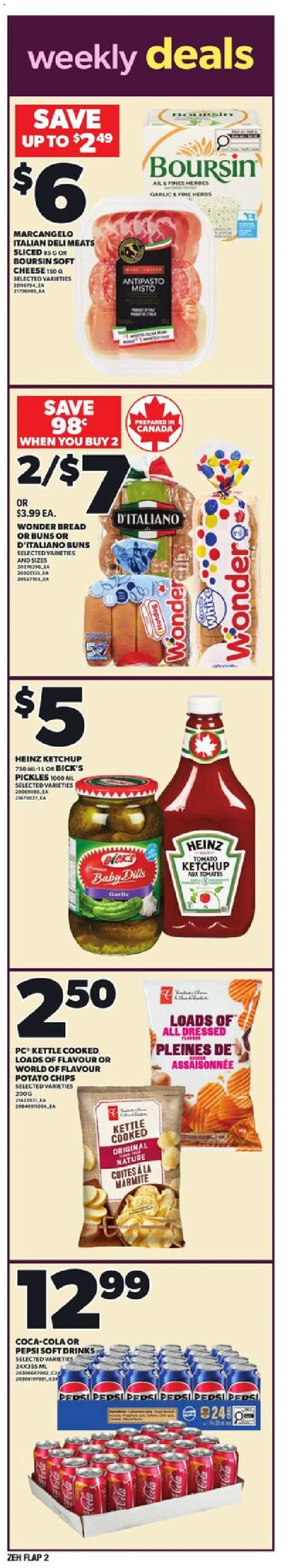 Zehrs flyer valid from May 7, 2026 | Page: 2 | Products: Chips, Kettle, Bread, Pickles