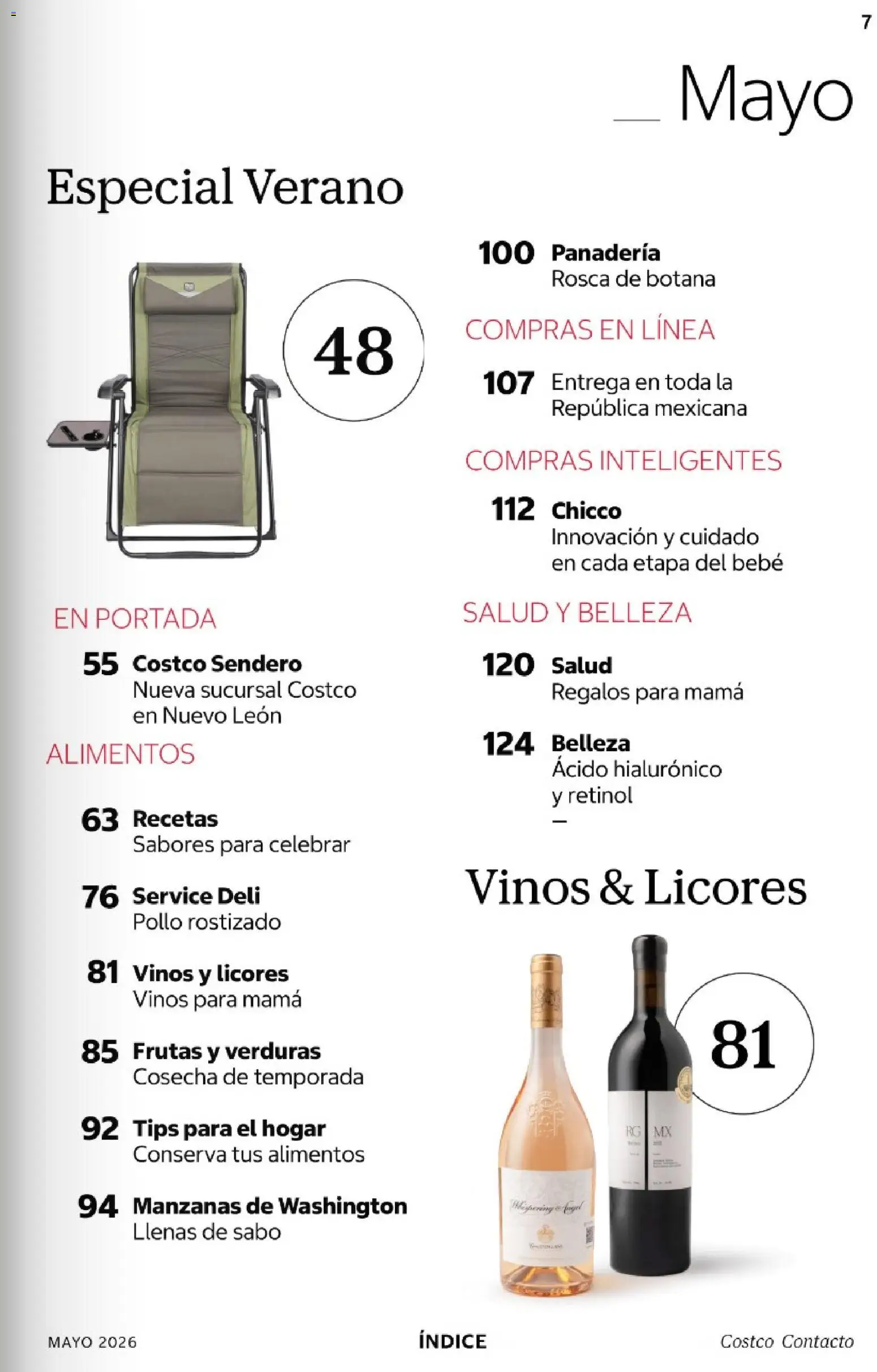 Nuevas ofertas de Costco válidas en toda la República Mexicana desde el 01.05.2026. ¡Encuentra las mejores ofertas en Costco Revista Mayo 2026! | Página: 7 | Productos: Pollo, Manzanas, Panadería