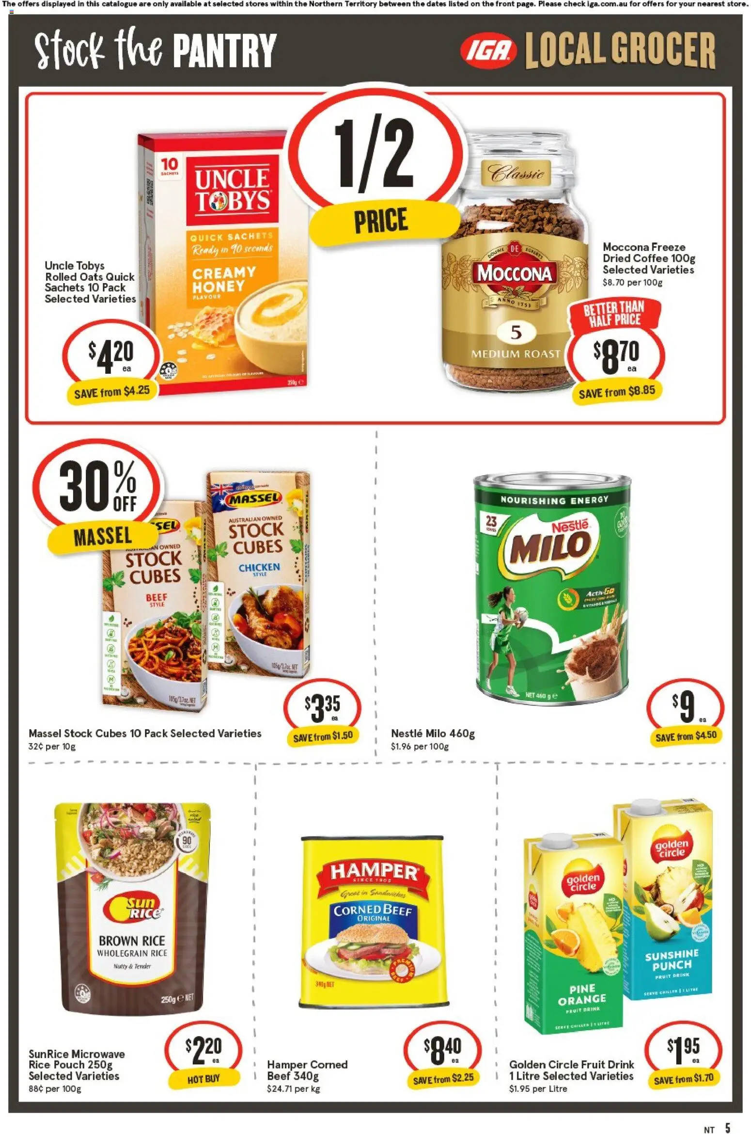 IGA catalogue - valid from 01/07/2026 | Page: 6 | Products: Coffee, Honey, Rice, Beef