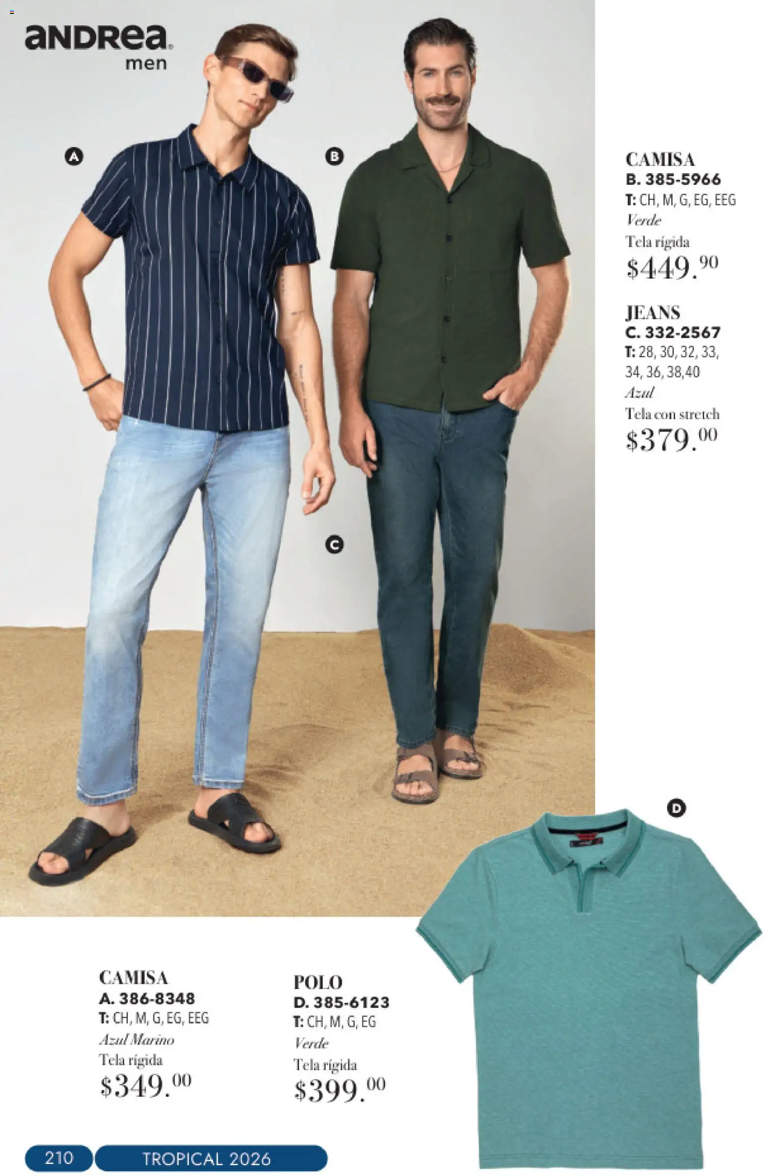 Nuevas ofertas de Andrea válidas en toda la República Mexicana desde el 23/08/2026. ¡Encuentra las mejores ofertas en Andrea catálogo Tropical! | Página: 210