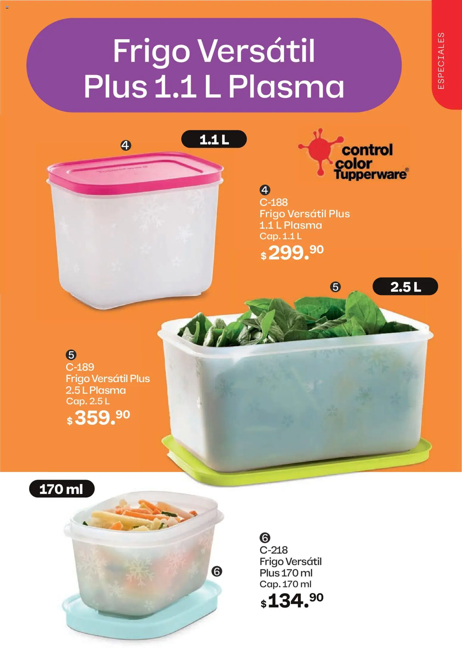 Nuevas ofertas de Tupperware válidas en toda la República Mexicana desde el 07/09/2026. ¡Encuentra las mejores ofertas en Tupperware catálogo! | Página: 79