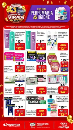 Semar Supermercado ofertas Perfumaria e Higiene - Pré-Visualização do folheto da loja Semar Supermercado, válido de 22/09/2026
