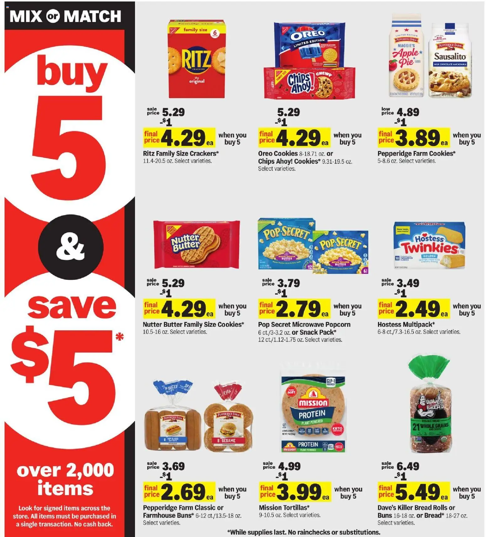 Meijer Weekly Ad - MI - valid from 13.05.2026 | Page: 11 | Products: Milk, Butter, Microwave, Sponge