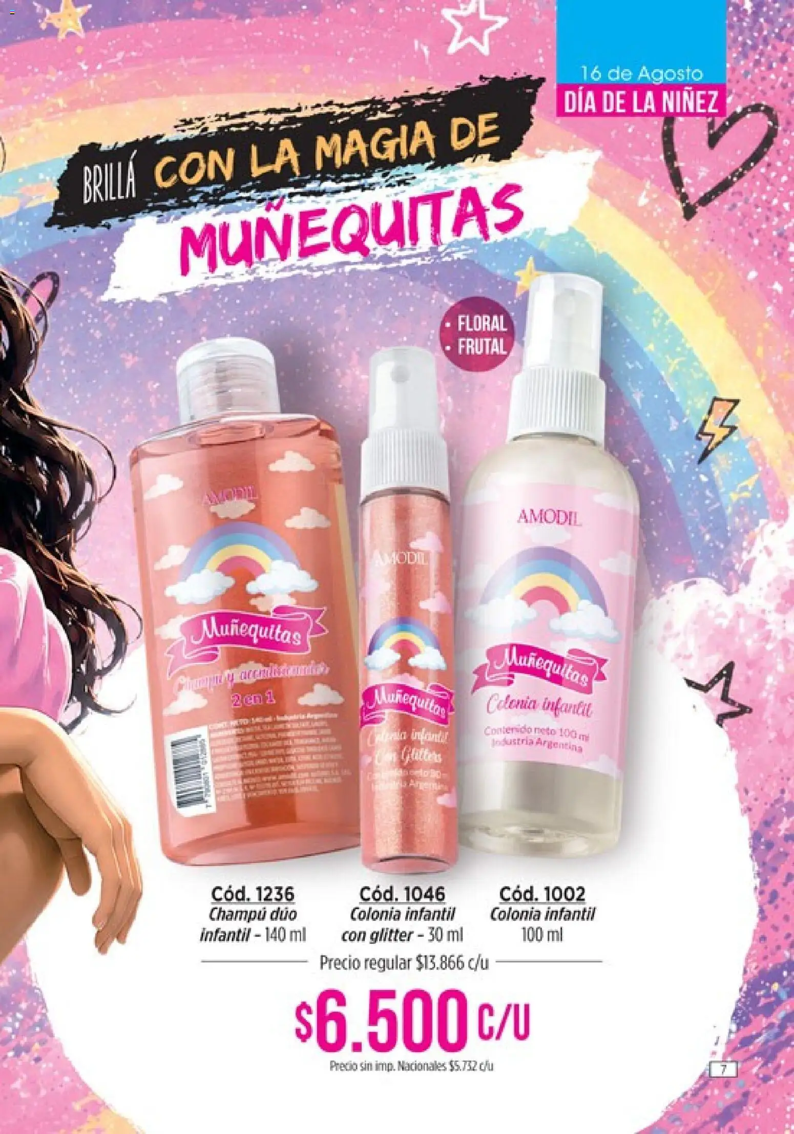 Amodil - Campaña 11 │ válido desde el 01.07.2026 | Página: 7 | Productos: Champú, Glitter
