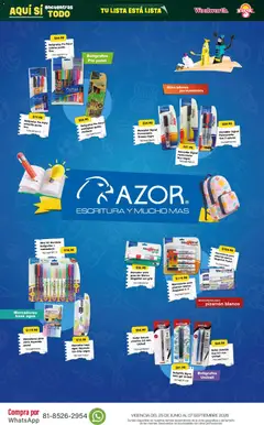 Vista previa de Del Sol y Woolworth catálogo Back To School, nuevo folleto de la tienda, válido en México a partir del 25/06/2026 | Página: 18 | Productos: Agua, Pastel, Pizarrón