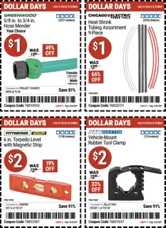 Preview of Harbor Freight weekly ads valid from 21.05.2026 | Page: 2 | Products: Clamp
