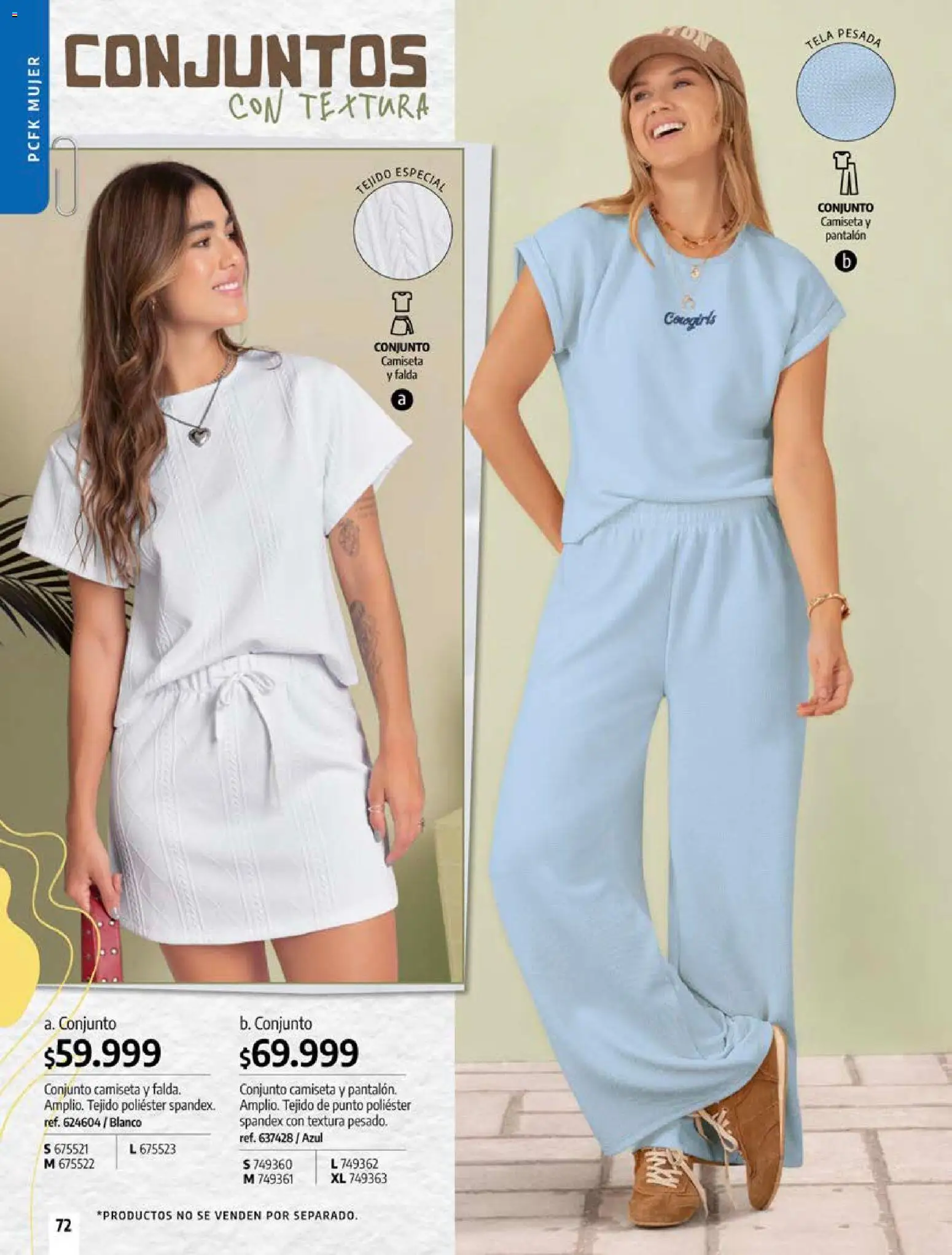 Pacifika revista - valida desde el 18/10/2026 | Página: 72 | Productos: Falda, Camiseta, Conjunto