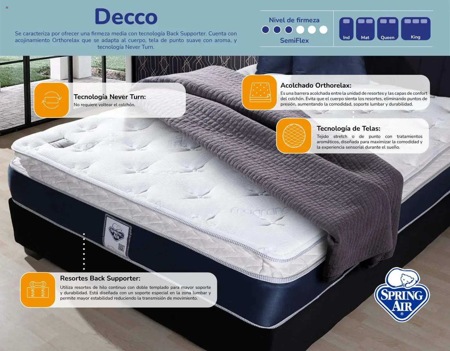 Nuevas ofertas de Muebles Dico válidas en toda la República Mexicana desde el 01/05/2026. ¡Encuentra las mejores ofertas en Muebles Dico catálogo Colchones! | Página: 4 | Productos: Acolchado