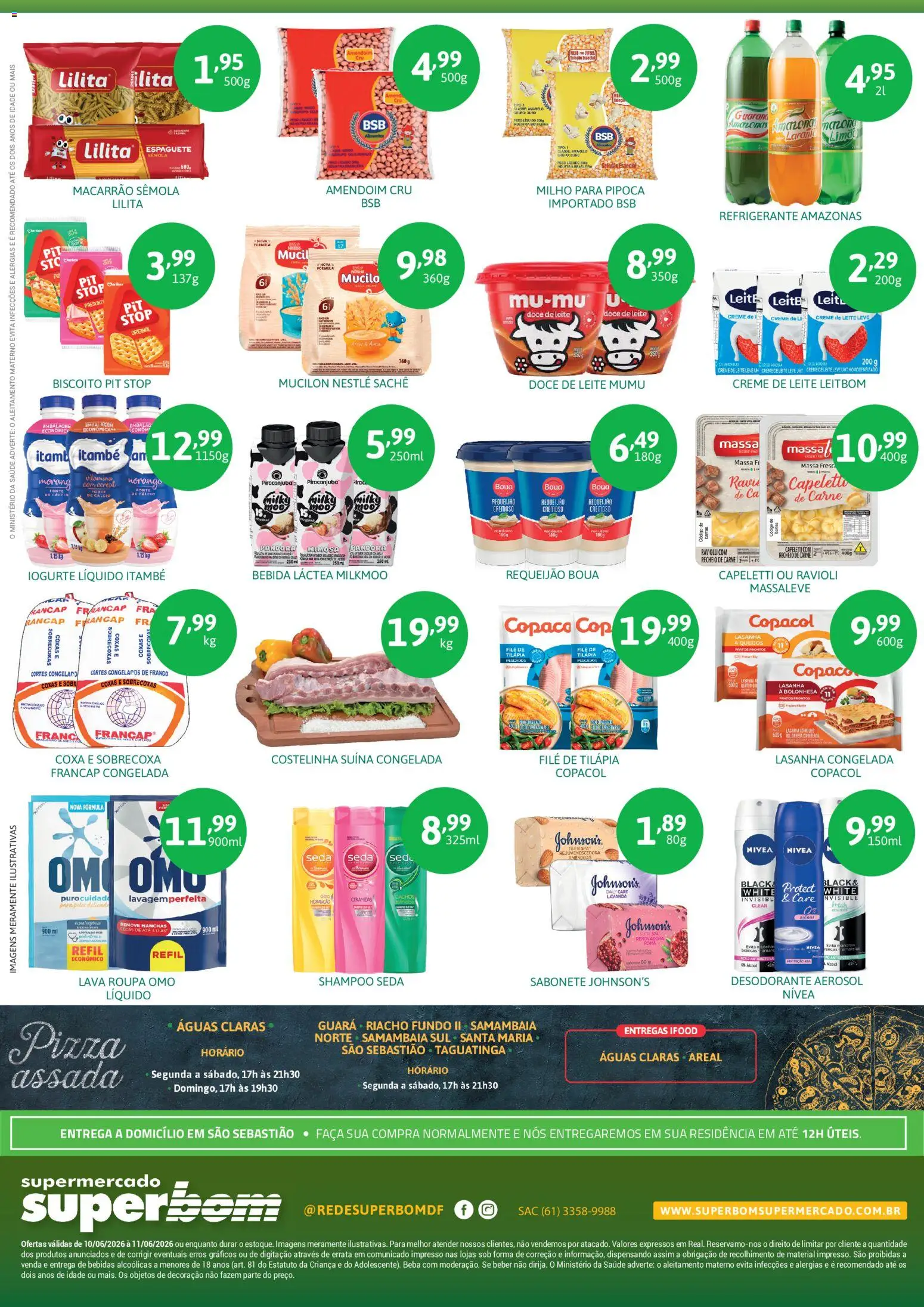 Superbom Folheto - válido de 10.06.2026 | Página: 2 | Produtos: Desodorante, Faca, Óleo, Massa