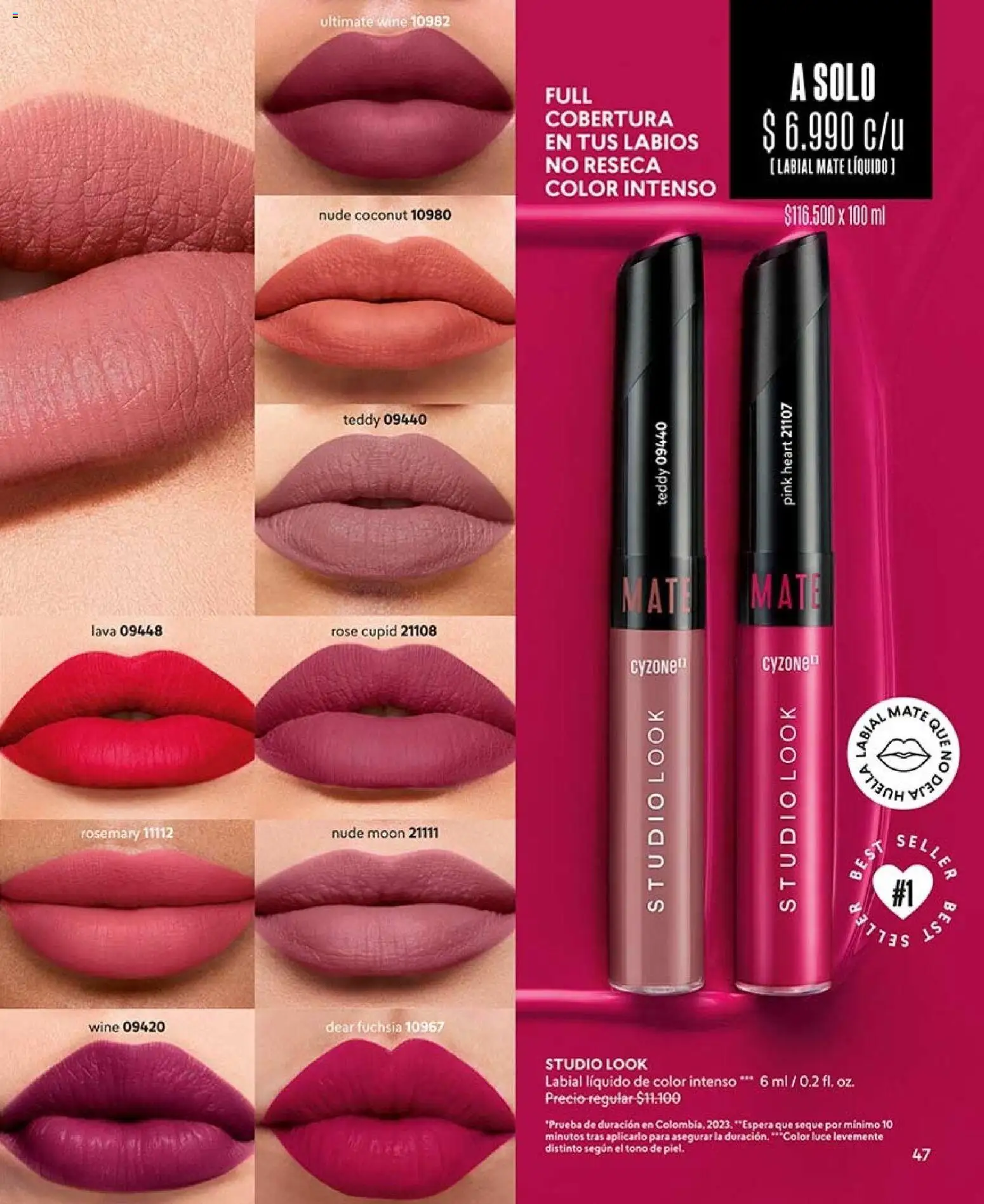 Catálogo CyZone Campaña 12 │ válido desde el 06.07.2026 | Página: 51 | Productos: Mate, Labial