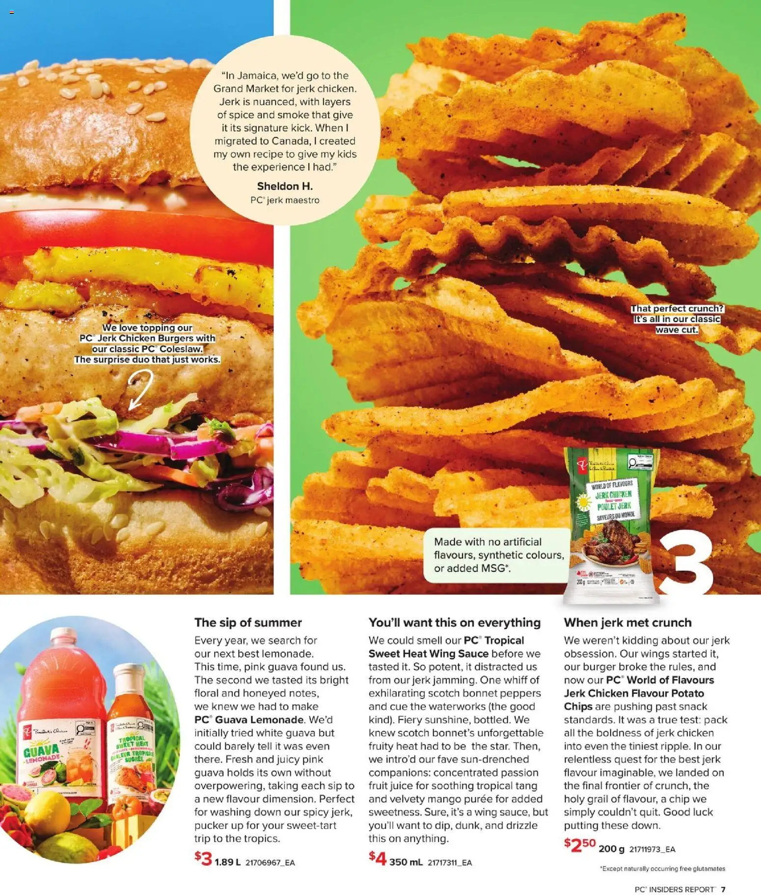 Loblaws flyer valid from 14.05.2026 | Page: 7 | Products: Chips, PC, Juice, Chicken