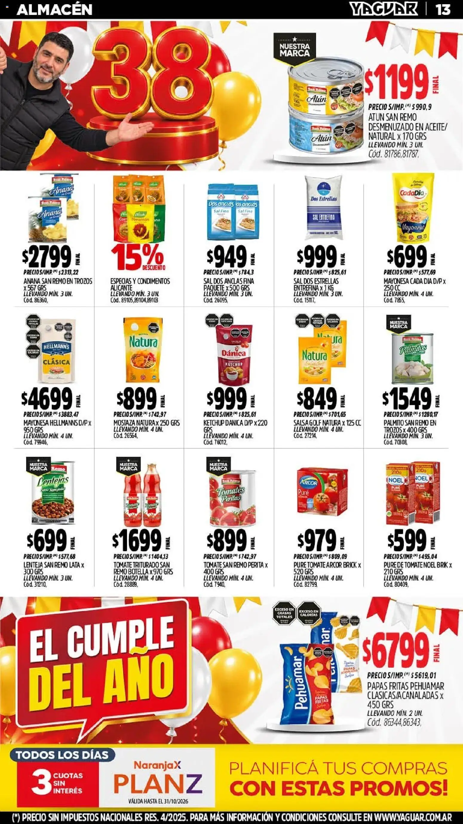 Yaguar - Oferta Semanal Trelew │ válido desde el 19/10/2026 | Página: 14