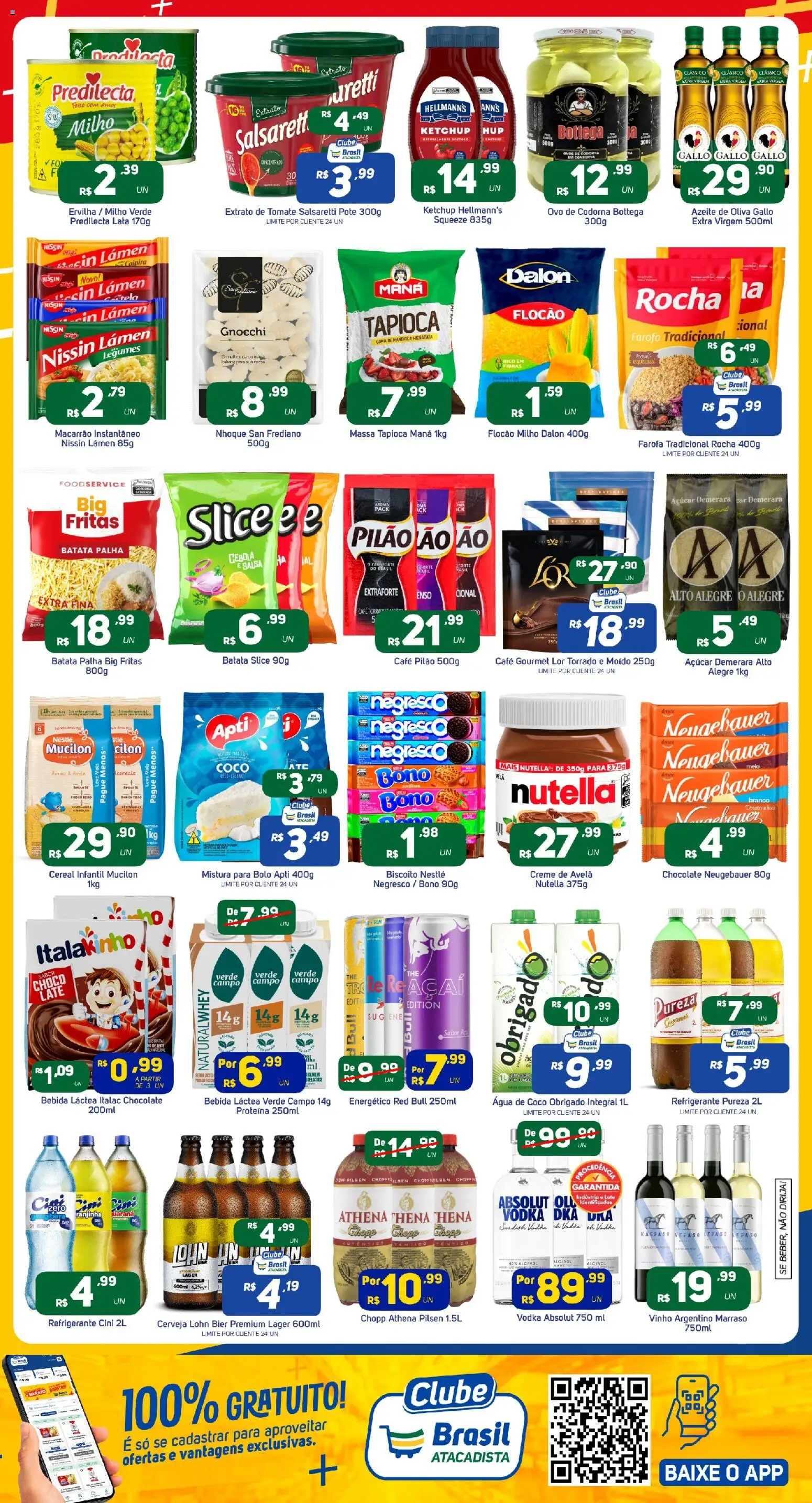 Brasil Atacadista Folheto - válido de 31/08/2026 | Página: 2 | Produtos: Mesa, Massa, Legumes, Azeite