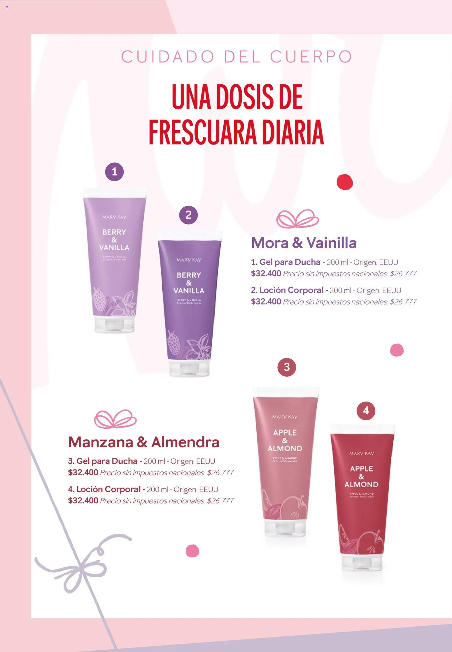 Mary Kay - ¡Día de la Madre! │ válido desde el 23/09/2026 | Página: 46 | Productos: Vainilla, Ducha, Manzana, Almendra