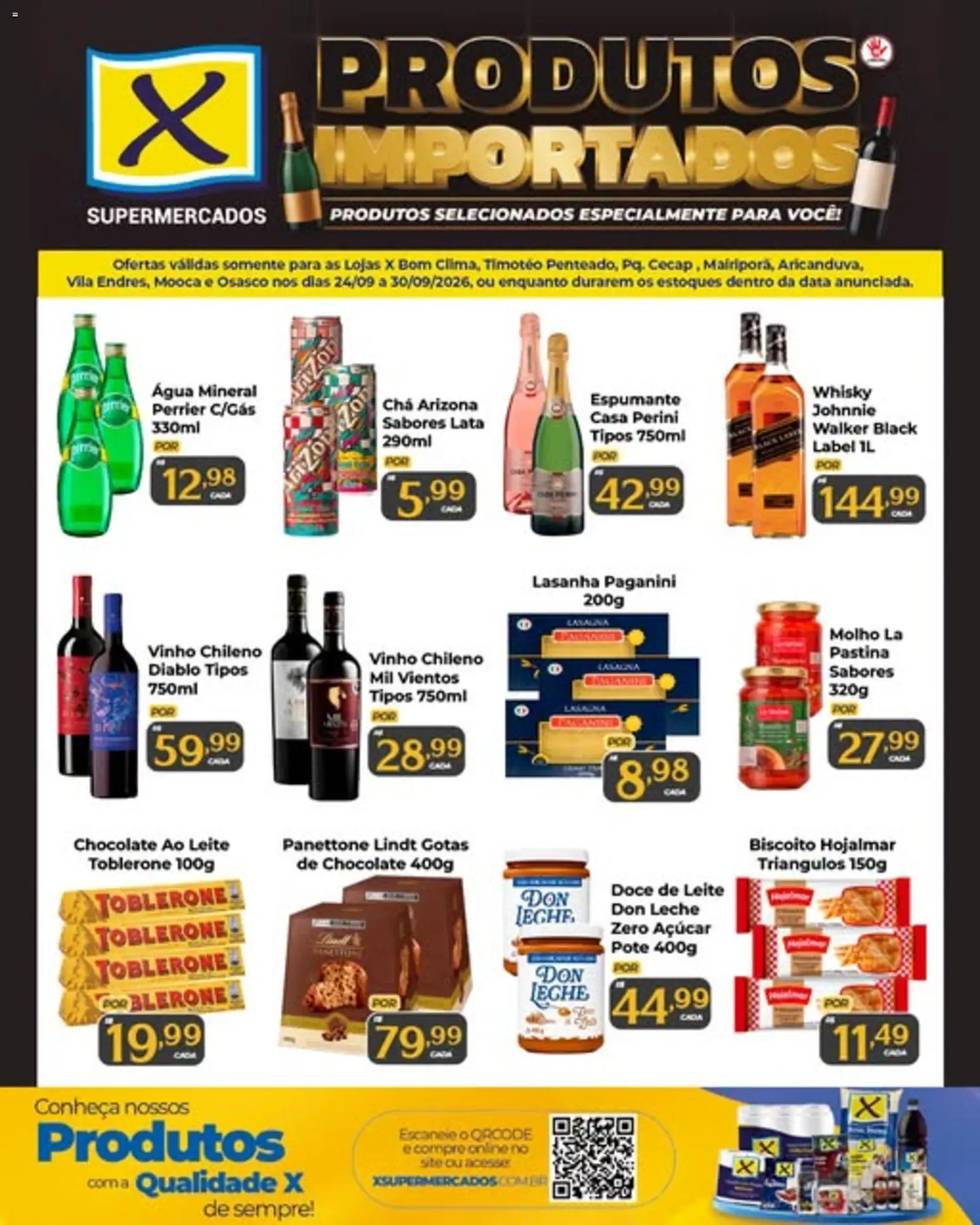 X Supermercados Quinta-feira 24 Setembro