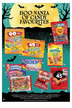 Preview of Rexall flyer - Halloween Guide 2026 from shop Rexall valid from Sep 18, 2026 | Page: 8 | Products: Candies, Fruit, Strips, Juice