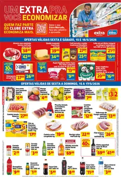 Extra ofertas Fim de semana Mercado - Pré-Visualização do folheto da loja Extra, válido de 15.05.2026