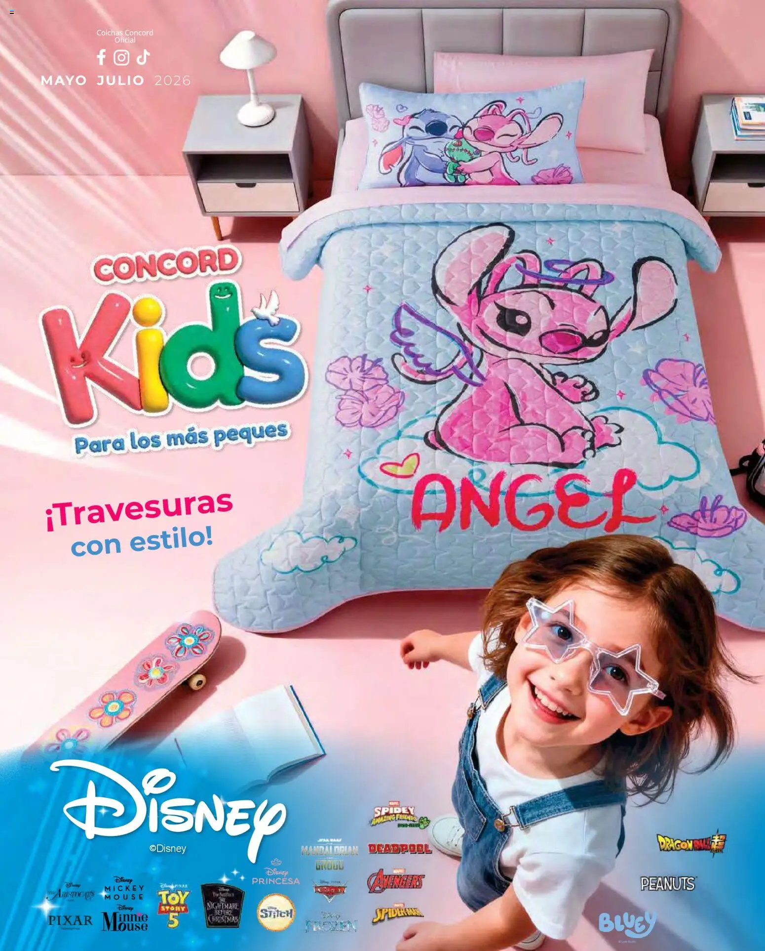 Nuevas ofertas de Colchas Concord válidas en toda la República Mexicana desde el 01.05.2026. ¡Encuentra las mejores ofertas en Colchas Concord catálogo Kids! | Página: 1 | Productos: Mouse