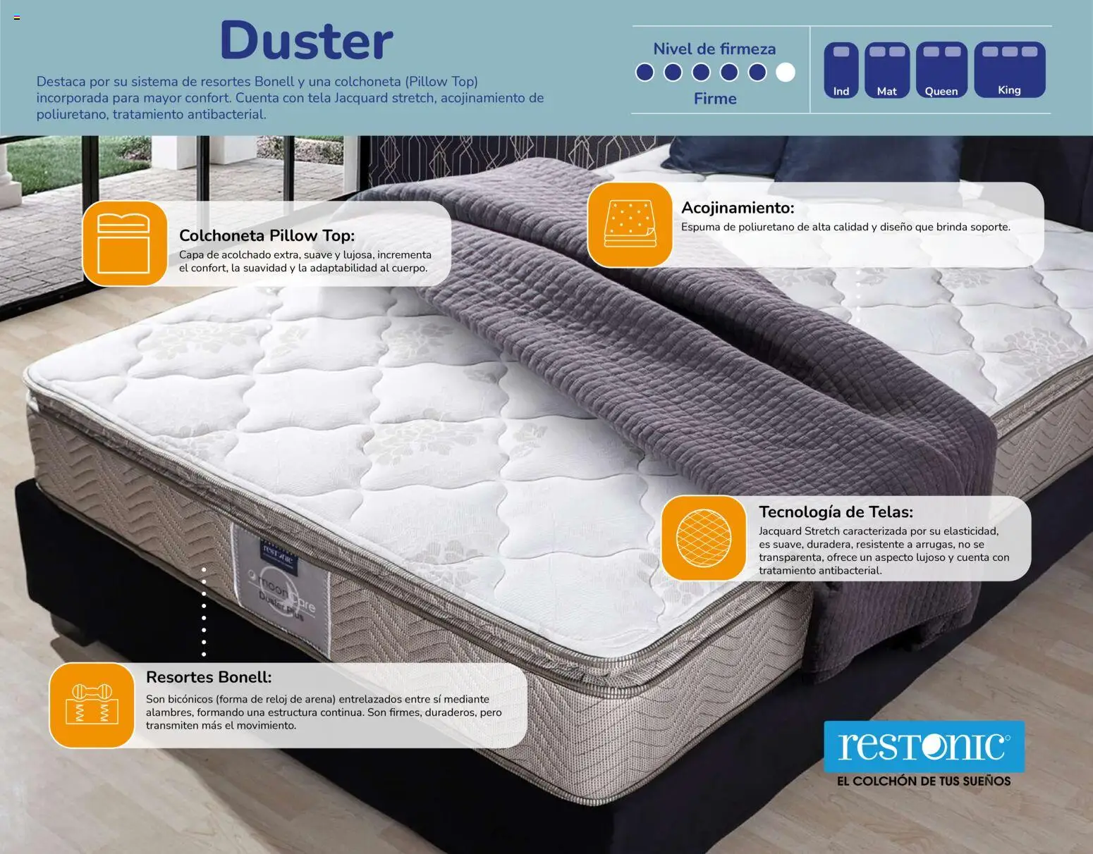 Nuevas ofertas de Muebles Dico válidas en toda la República Mexicana desde el 01.05.2026. ¡Encuentra las mejores ofertas en Muebles Dico catálogo Colchones! | Página: 14 | Productos: Colchón, Top, Acolchado, Reloj