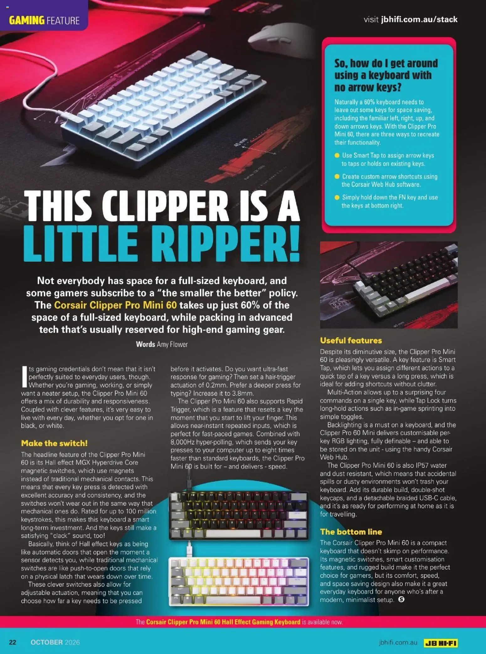 JB Hi-Fi catalogue - valid from 01/10/2026 | Page: 98 | Products: Tap, Water, Keyboard, Press