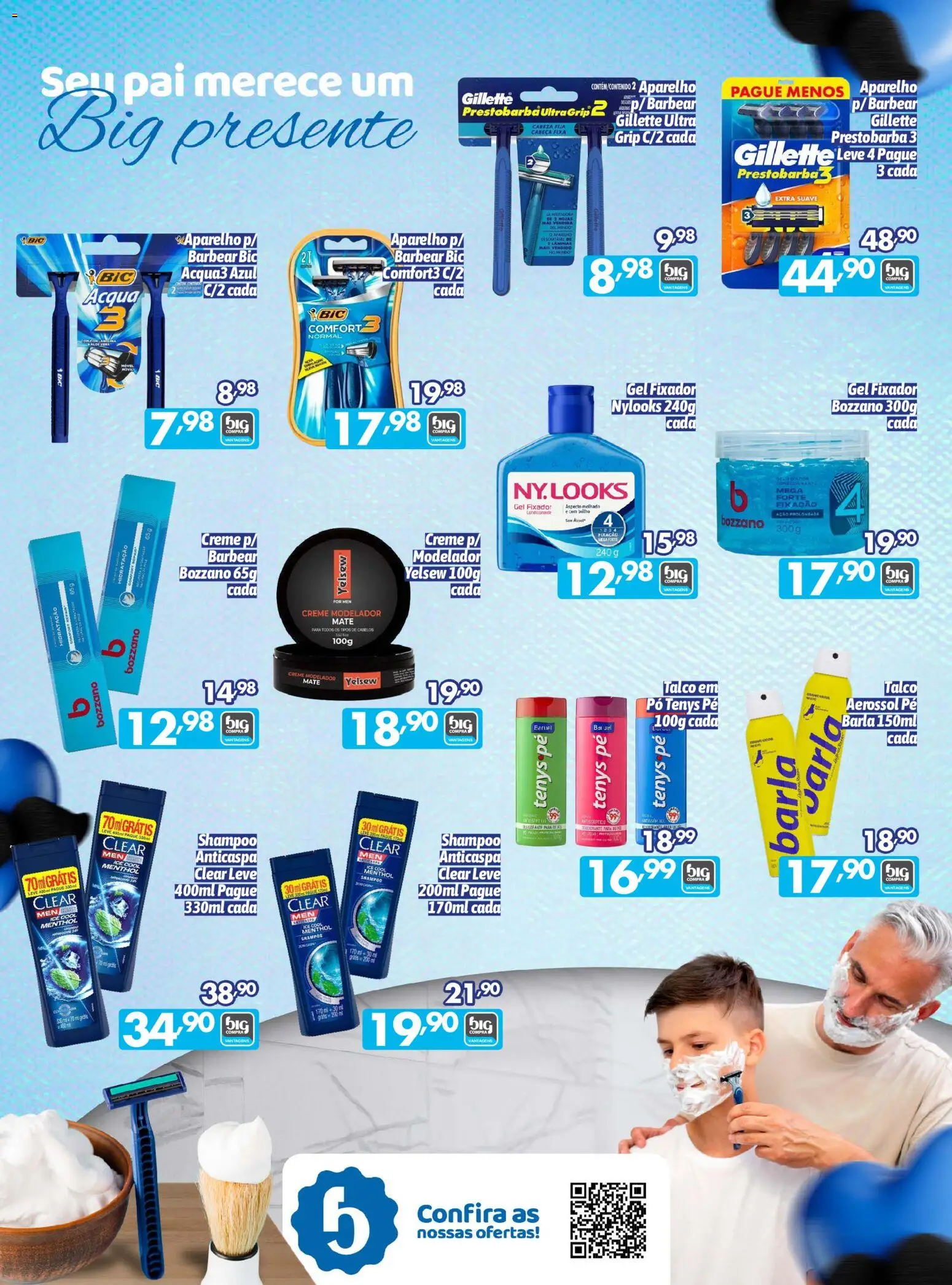 Big Compra Folheto - válido de 03/08/2026 | Página: 11 | Produtos: Shampoo, Talco, Pó, Creme