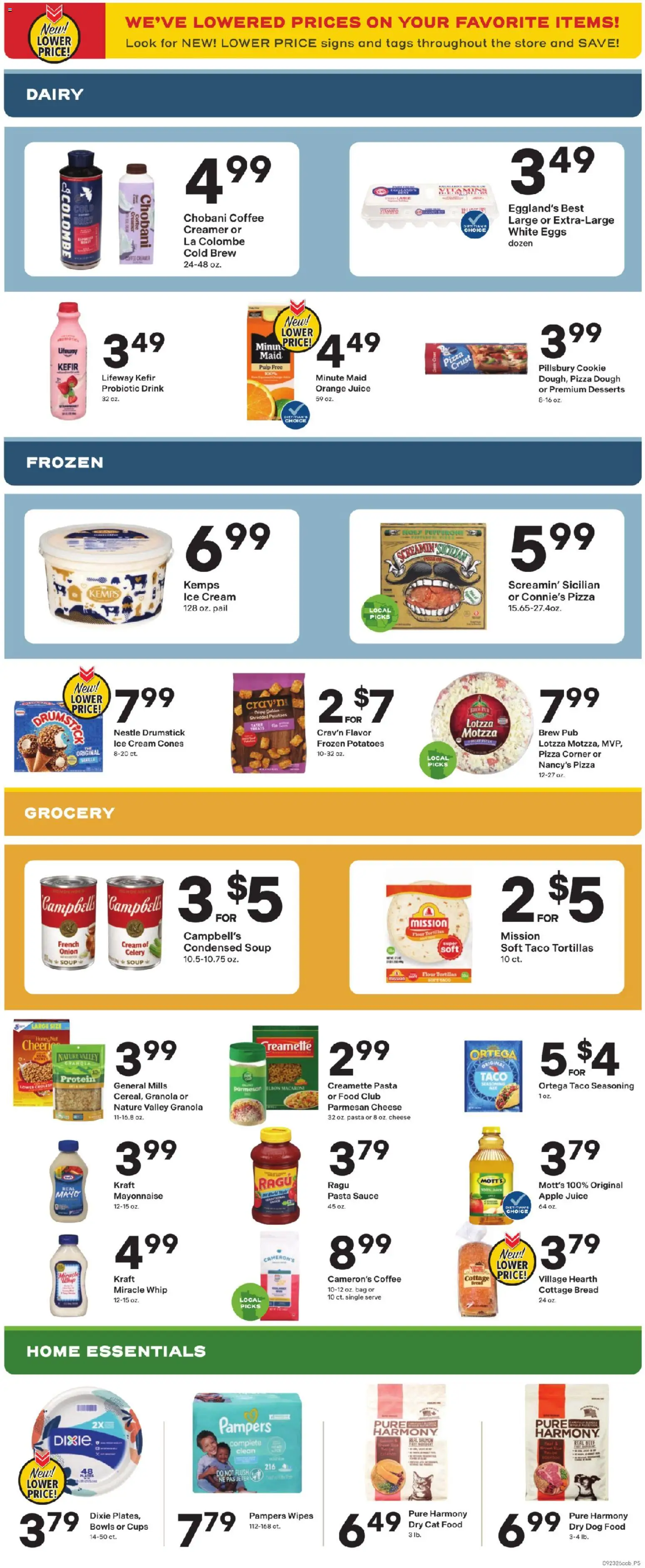 Coborn's Weekly Ad - valid from 09/23/2026 | Page: 5 | Products: Protein, Cream, Ice cream, Salmon