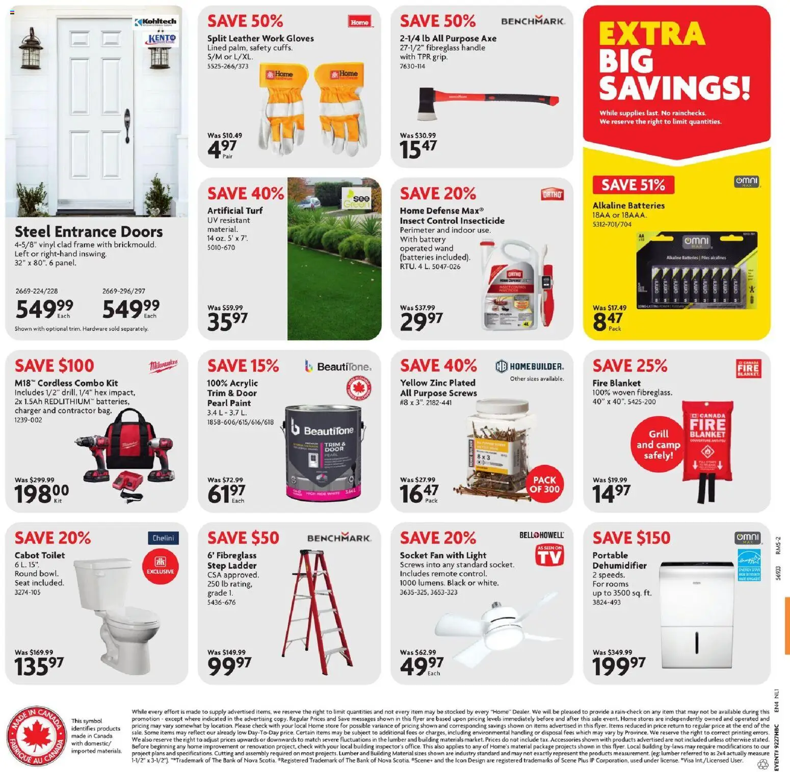 Home Hardware flyer valid from Jul 2, 2026 | Page: 2 | Products: Gloves, Grill, Fan, Blanket