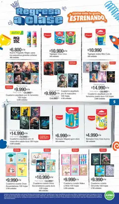 Jumbo Regresa a clase -  Vista previa de la revista de la tienda Jumbo valido desde el 25/07/2026 | Página: 5 | Productos: Té, Pasta, Tajalapiz, Cuaderno