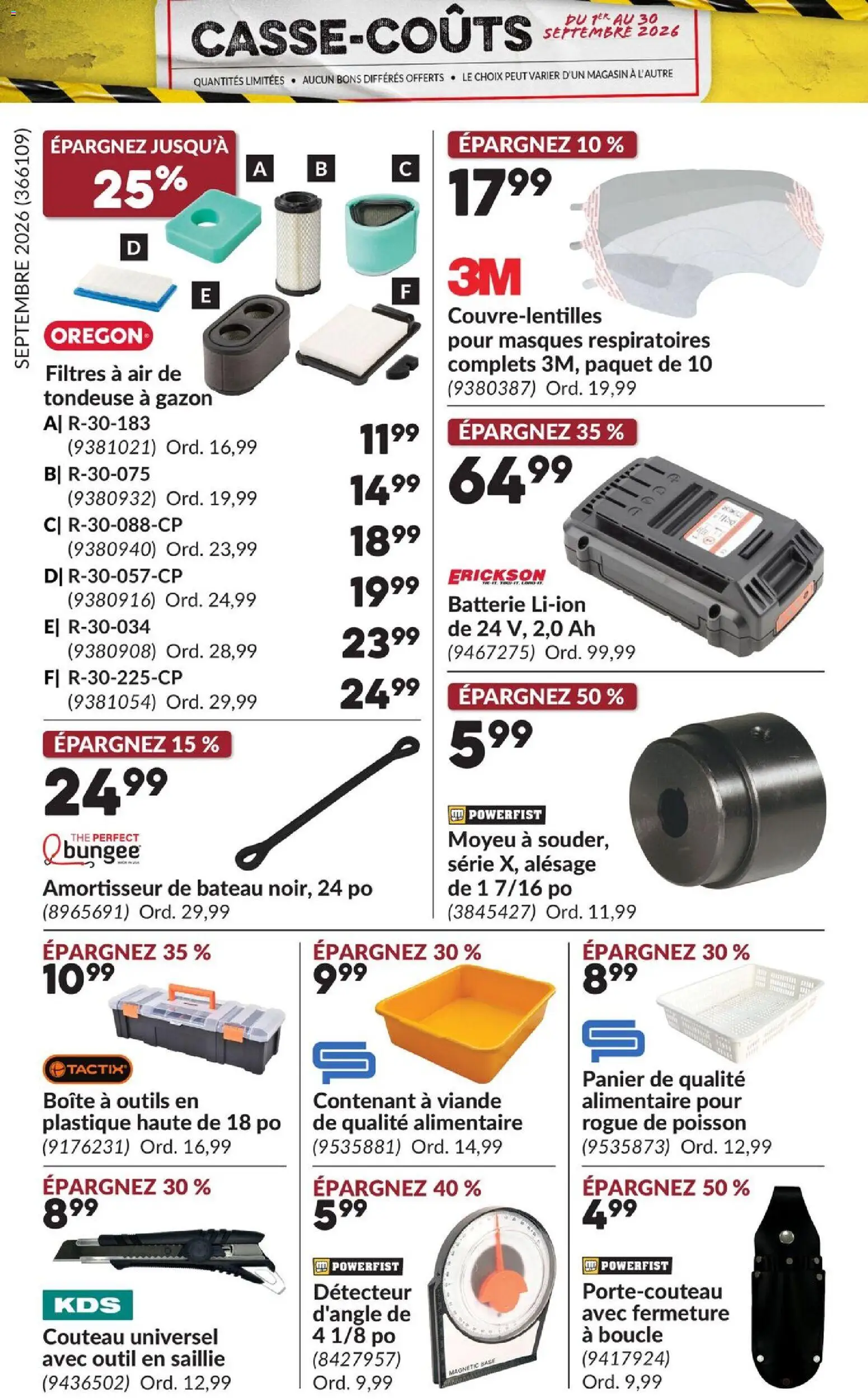 Princess Auto flyer valid from Sep 1, 2026 | Page: 6