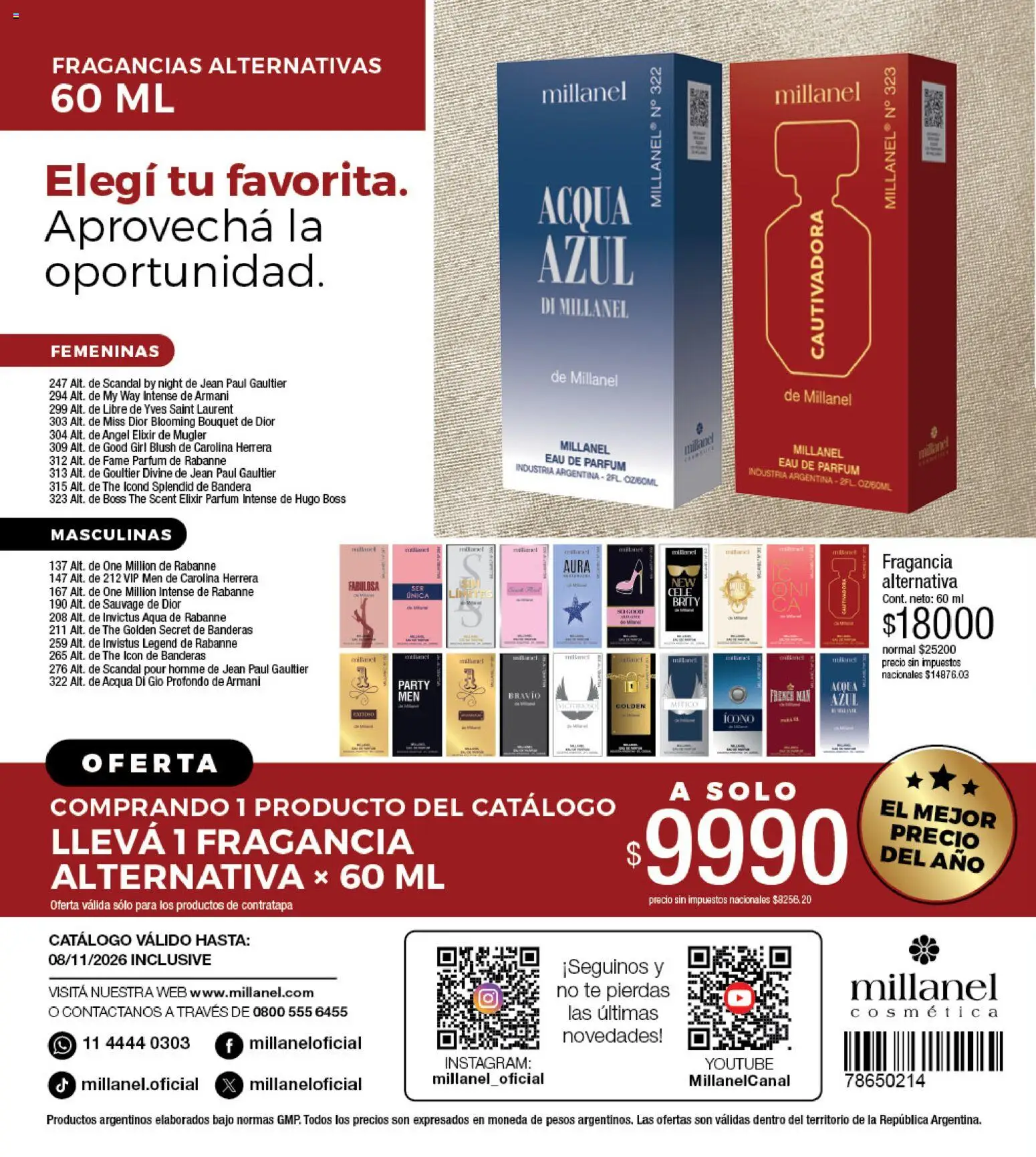 Millanel catálogo │ válido desde el 19/10/2026 | Página: 196