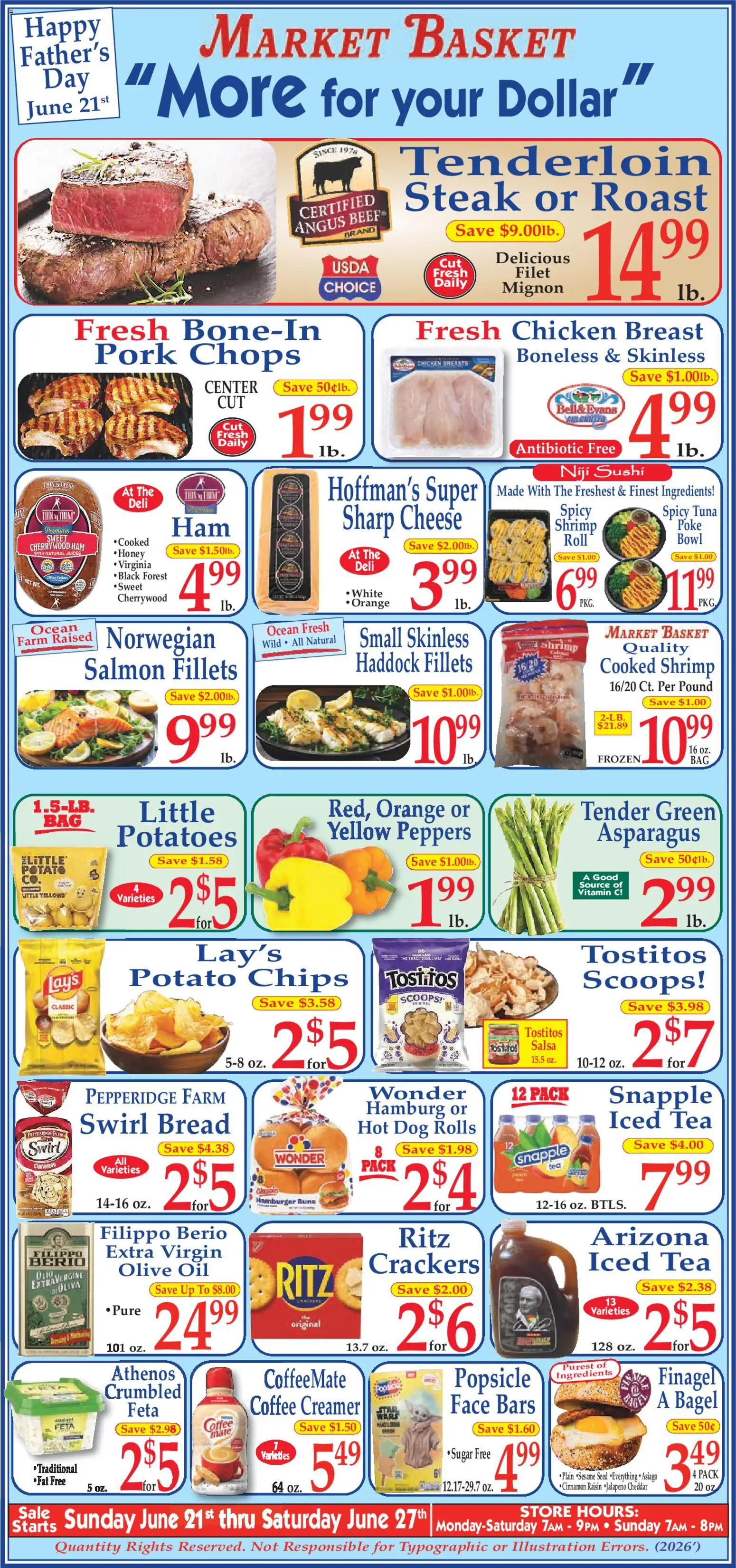 Market Basket Ad - valid from 21.06.2026 | Page: 1