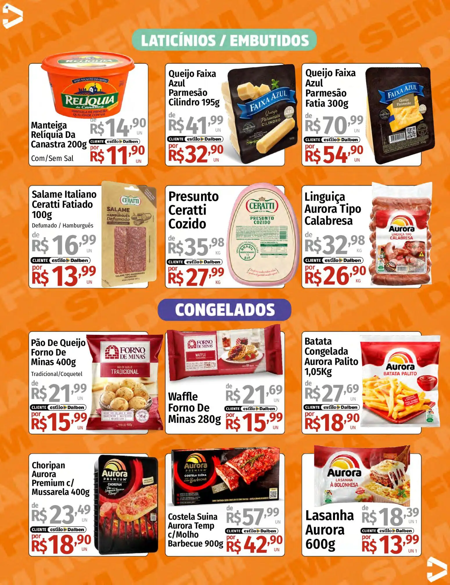 Supermercado Dalben Folheto - válido de 15.05.2026 | Página: 11 | Produtos: Forno, Manteiga, Parmesão, Pão de queijo