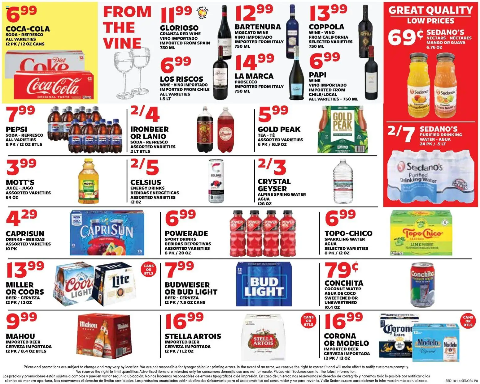 Sedano's Weekly Ad - valid from 10/14/2026 | Page: 8