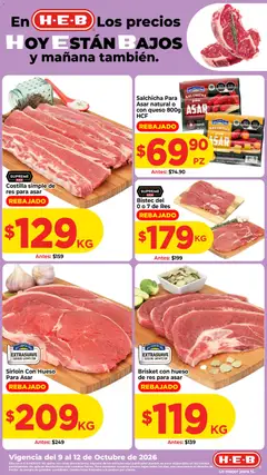 Vista previa de H-E-B folleto, nuevo folleto de la tienda, válido en México a partir del 09/10/2026
