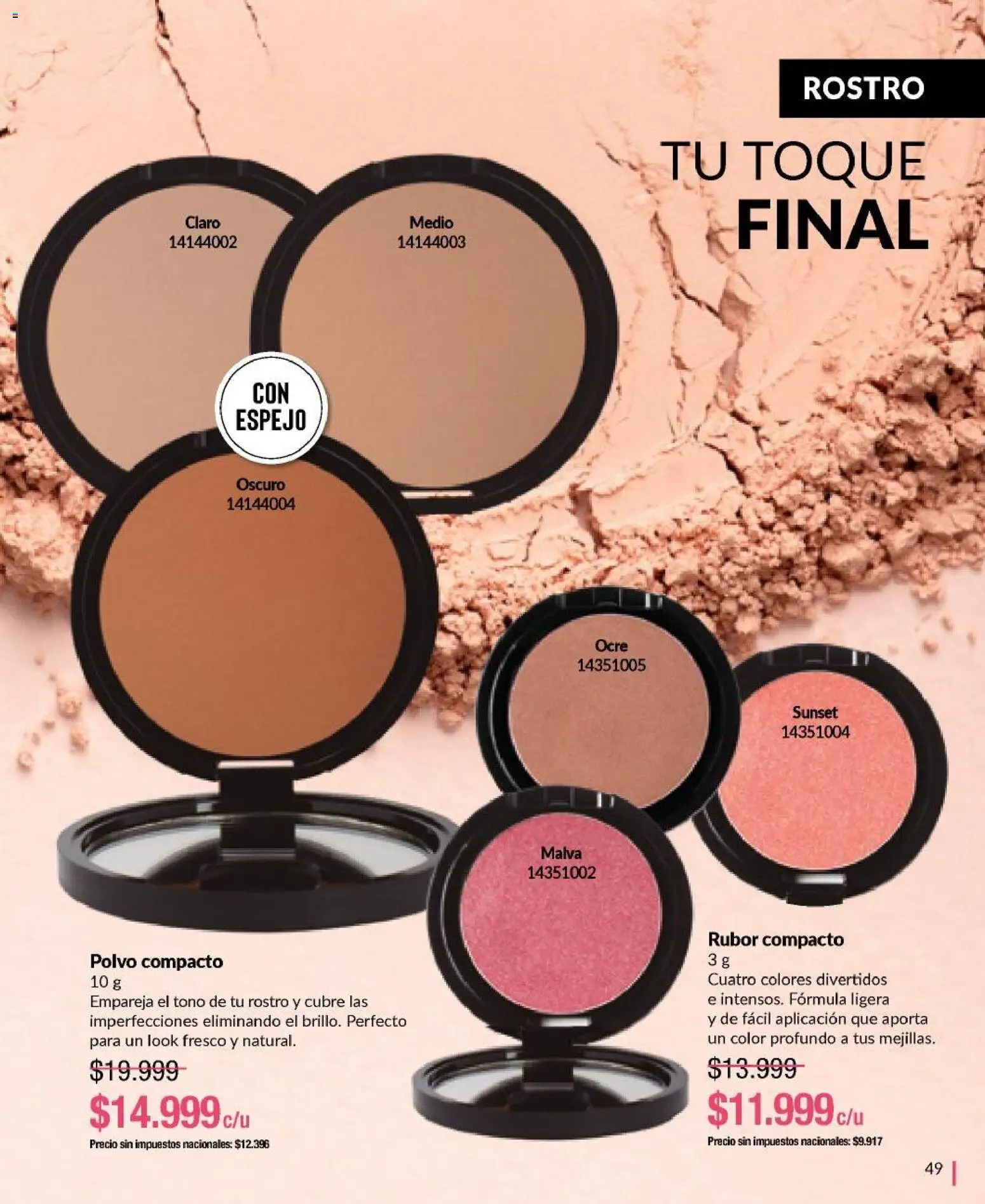 Bagués - Catálogo │ válido desde el 04.05.2026 | Página: 49 | Productos: Espejo, Rubor, Polvo, Polvo compacto
