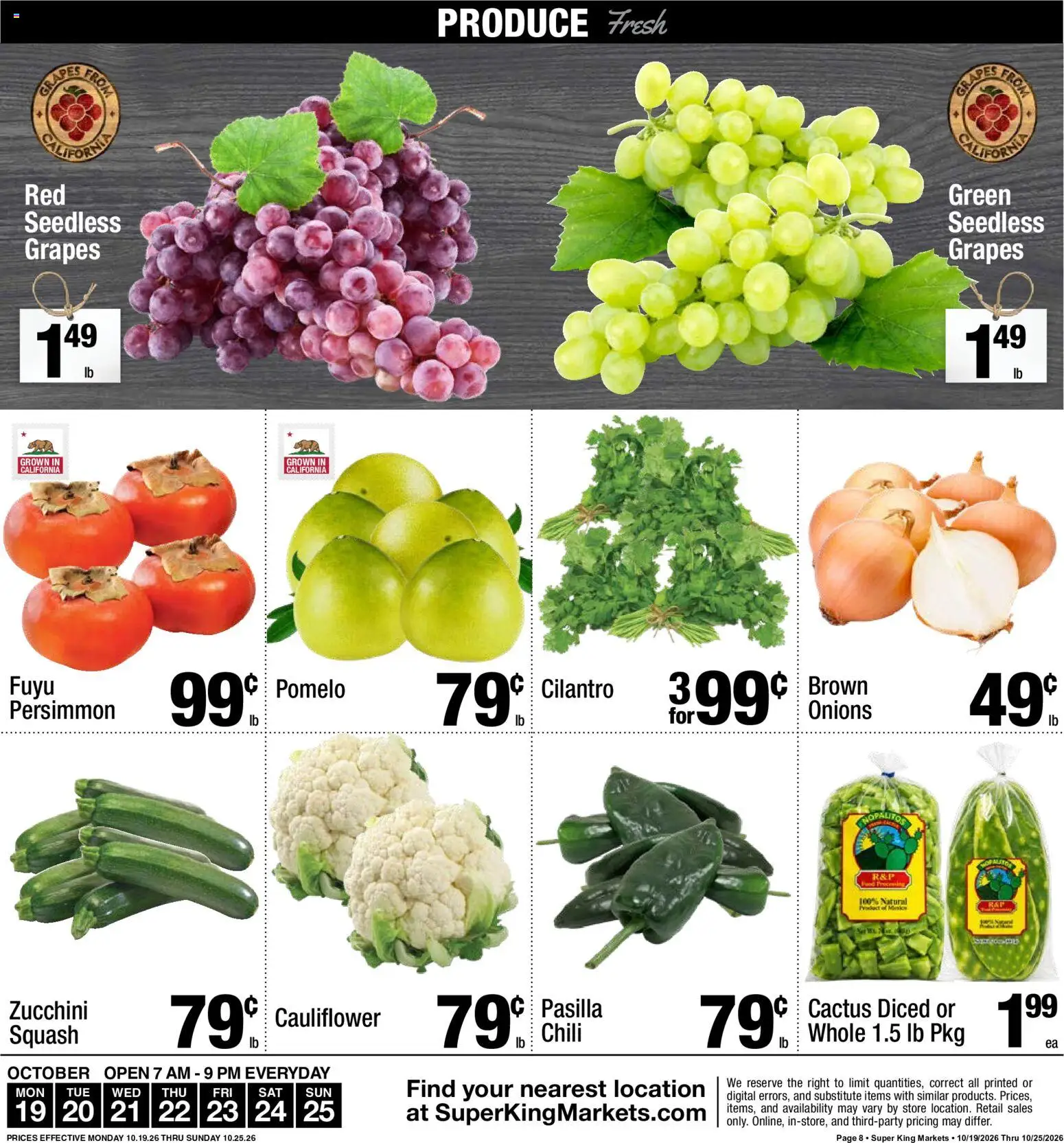 Super King Weekly Ad - valid from 10/19/2026 | Page: 8