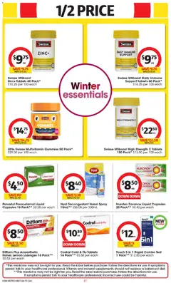 Preview of Coles catalogue - valid from 08/07/2026 | Page: 41 | Products: Lemon, Nasal spray, Tablets, Vitamin
