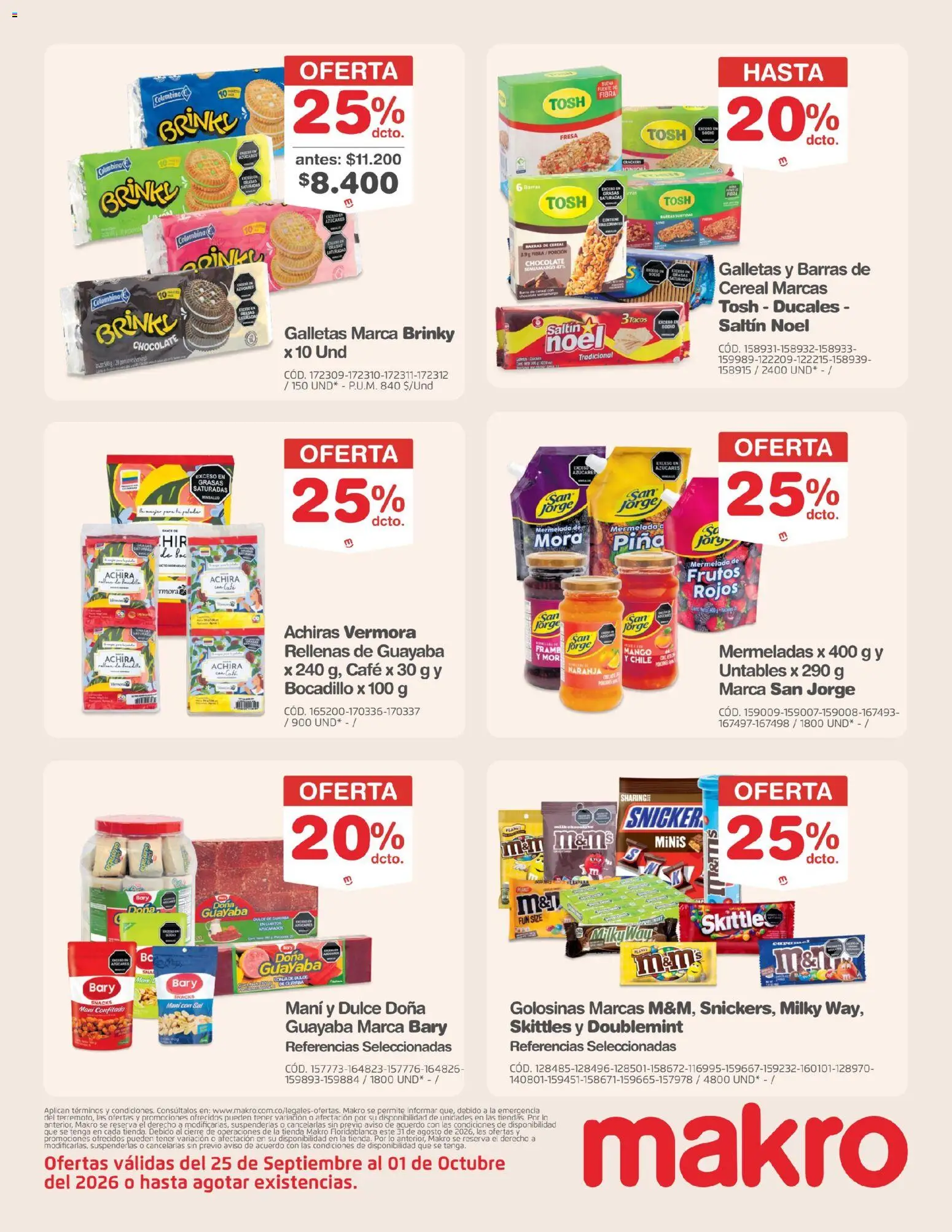 Makro revista - valida desde el 25/09/2026 | Página: 16