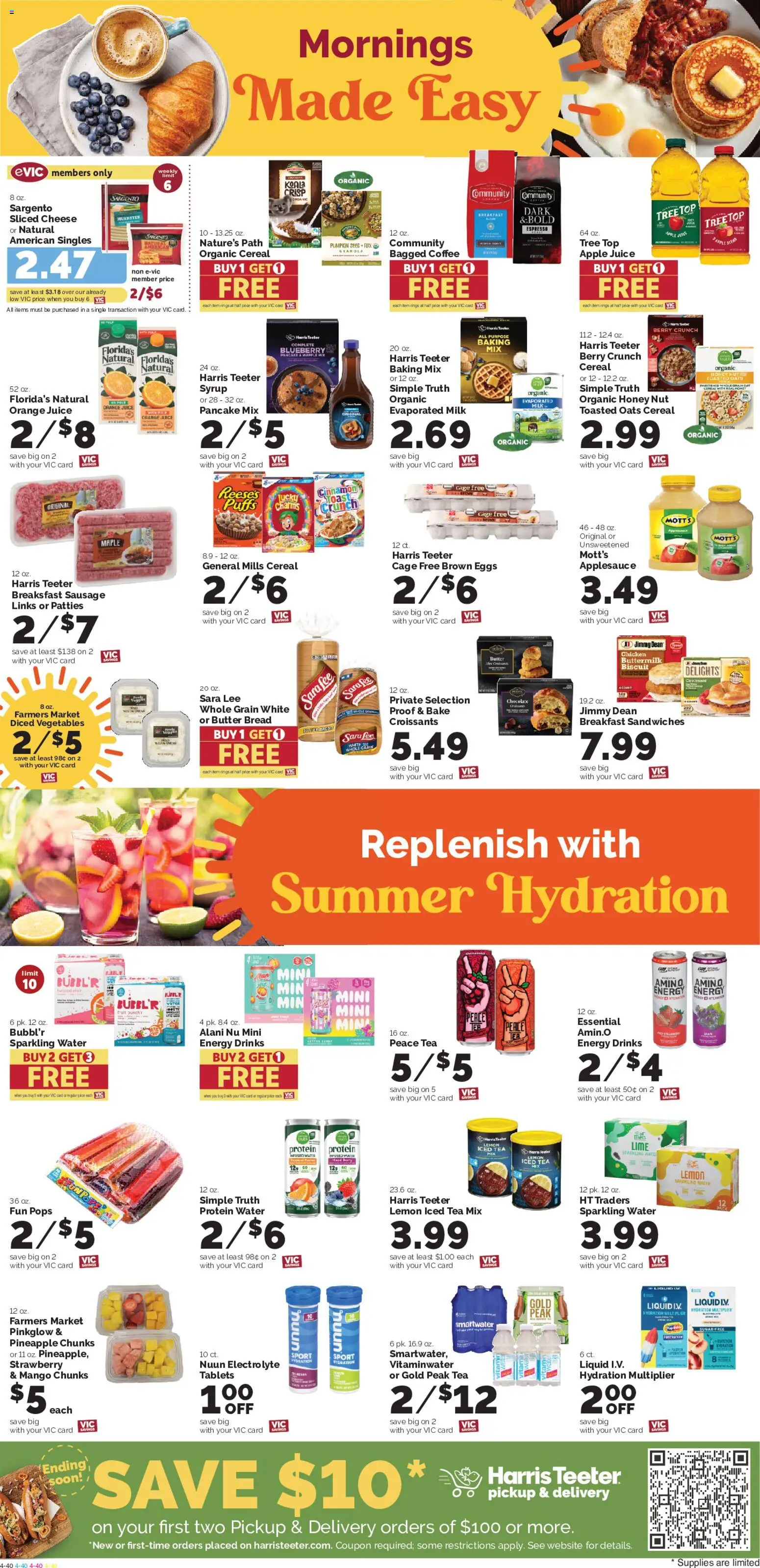 Harris Teeter Weekly Ad - SC - valid from 07/15/2026 | Page: 7 | Products: Milk, Cheese, Tea, Sausage