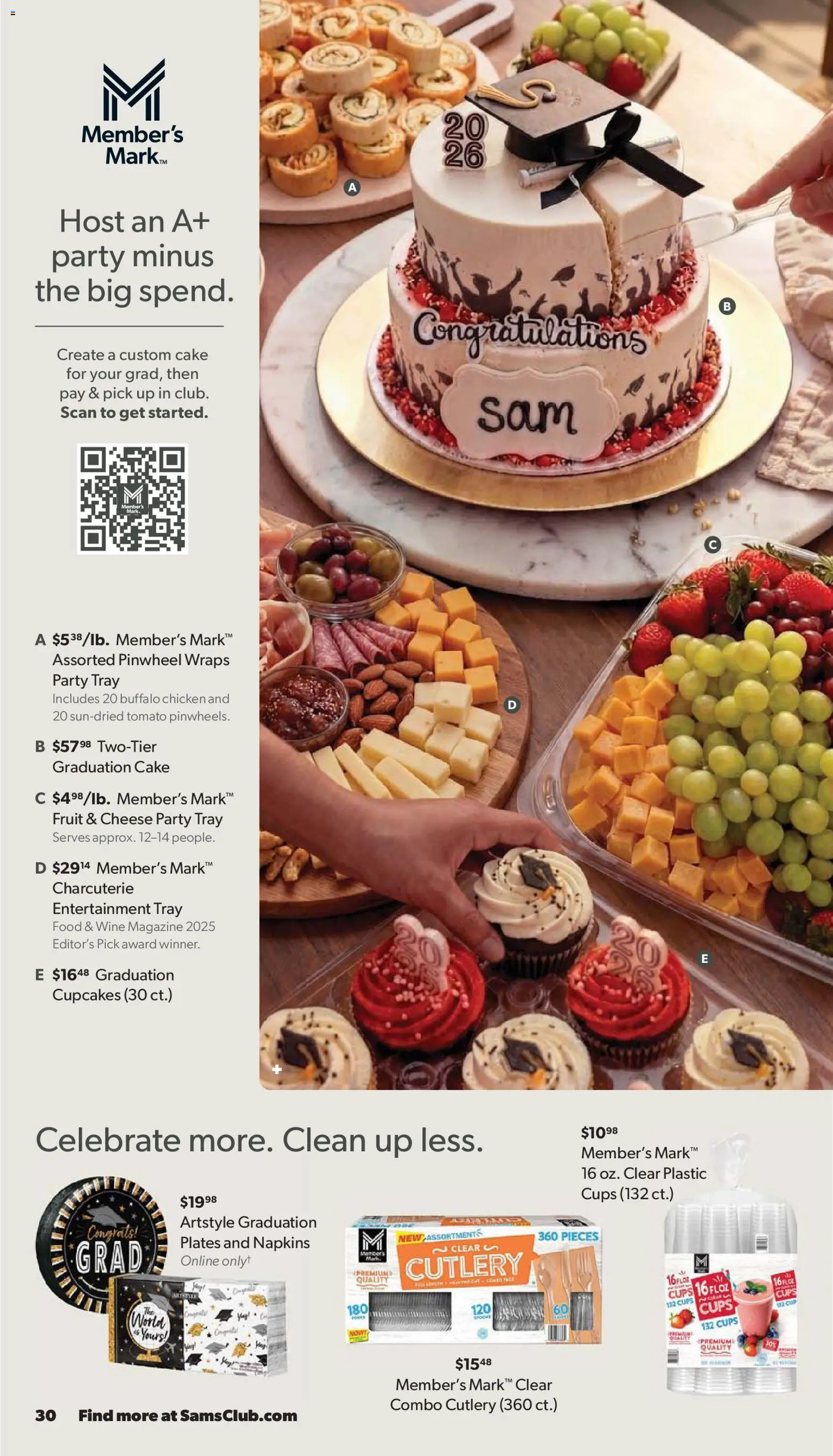 Sam's Club Weekly Ad - valid from 29.04.2026 | Page: 30 | Products: Cheese, Wine