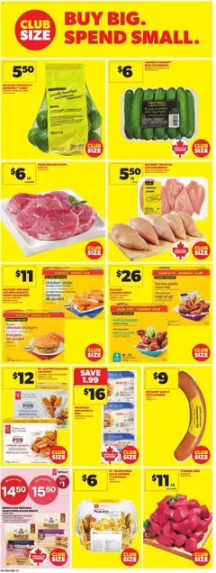 Preview of Atlantic Superstore weekly flyer / circulaire from shop Atlantic Superstore valid from Jun 25, 2026 | Page: 23 | Products: Cucumbers, Chicken wings, Turkey, Oven