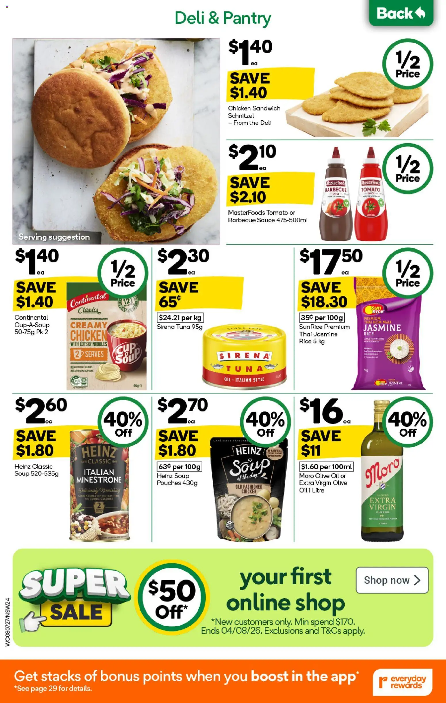 Woolworths catalogue - valid from 08/07/2026 | Page: 24 | Products: Rice, Noodles, Sauce, Soup