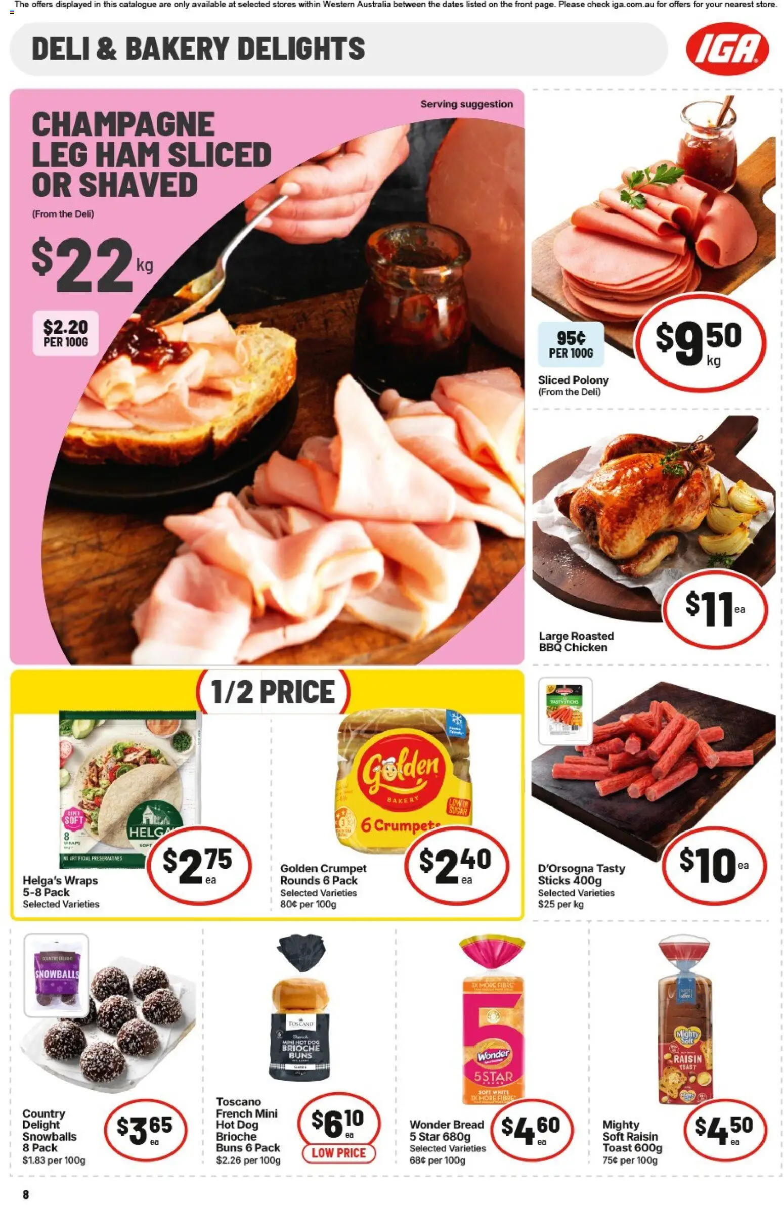 IGA catalogue - valid from 09/09/2026 | Page: 9 | Products: Brioche, Bread, Toast, Bakery