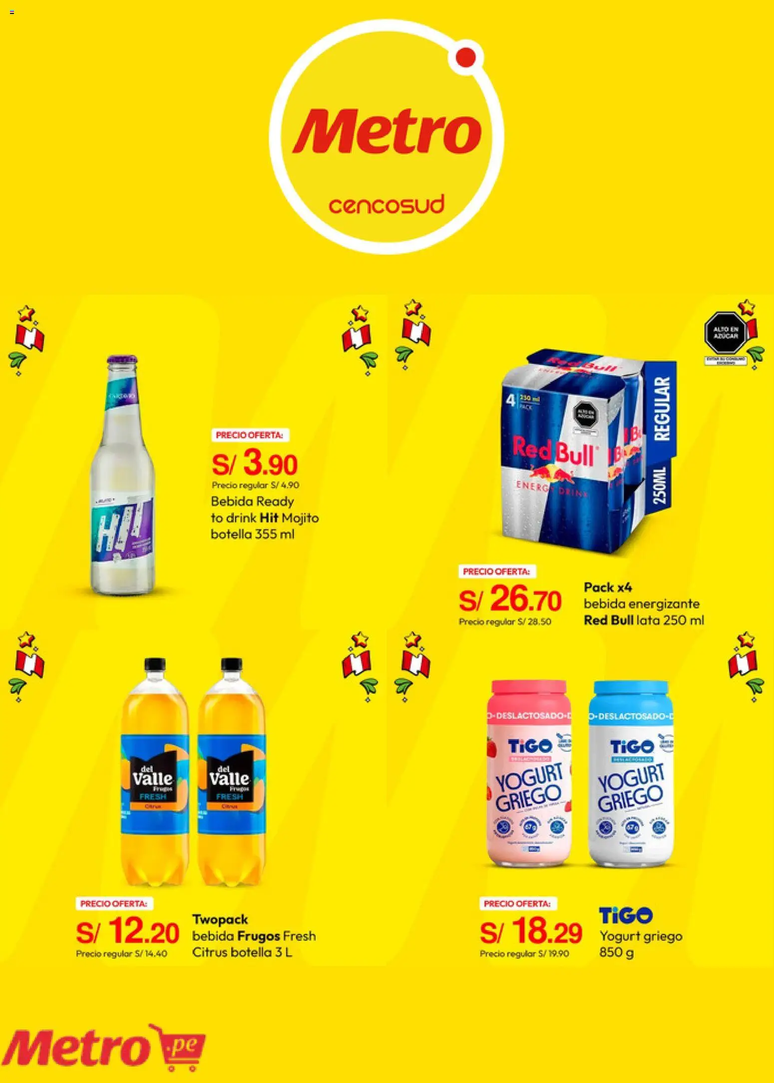 Catálogo Metro válido desde 20/07/2026 | Página: 3 | Productos: Yogurt