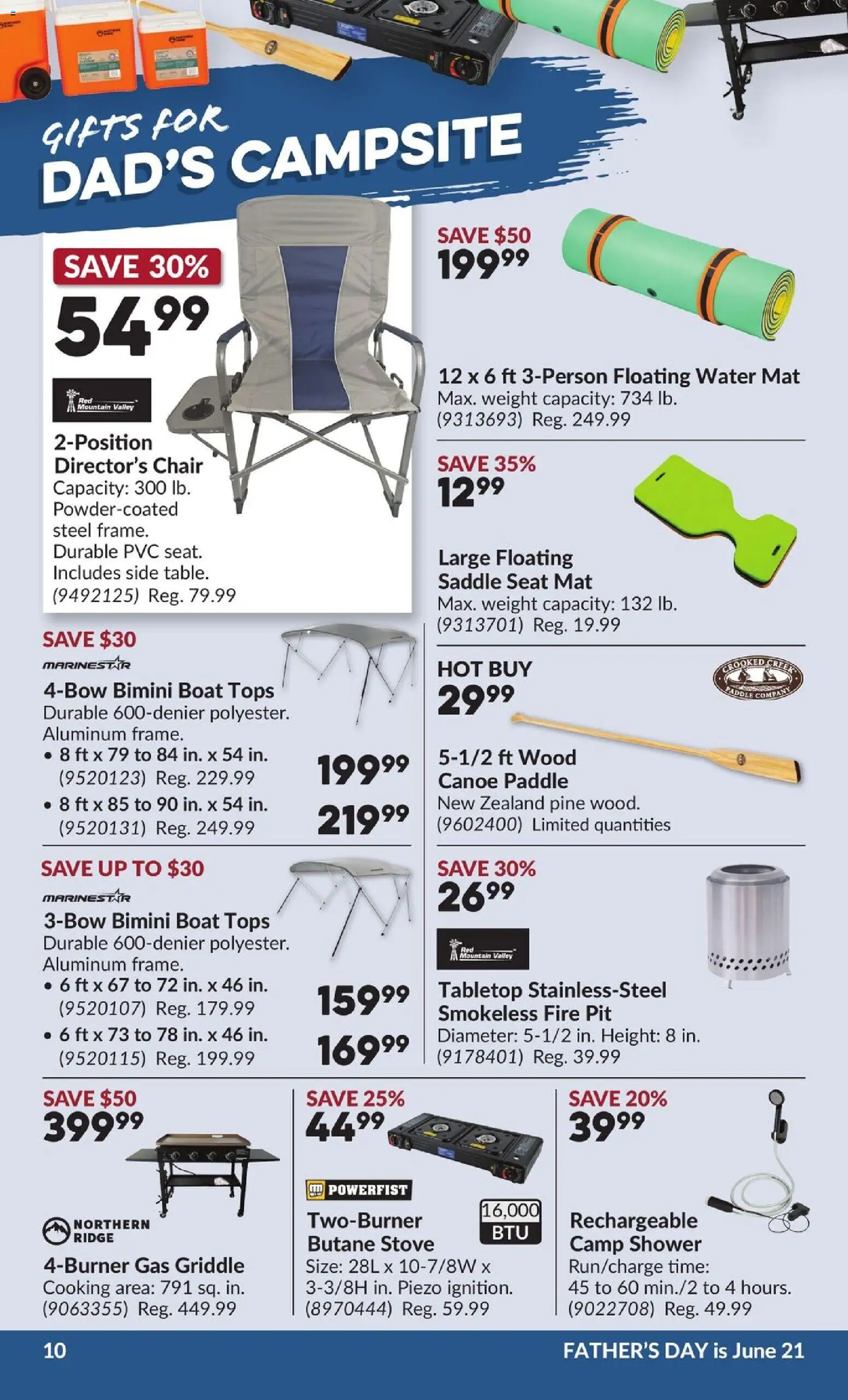 Princess Auto flyer valid from 16.06.2026 | Page: 14 | Products: Stove, Ridge, Chair, Shower