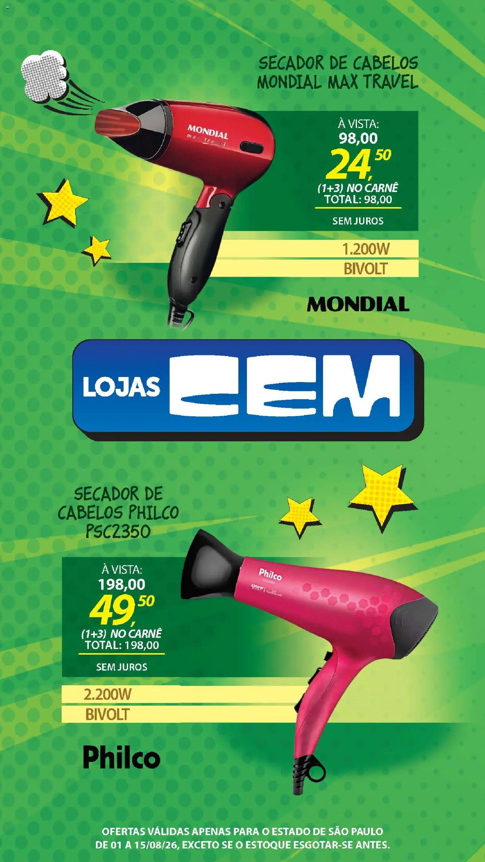 Lojas Cem Folheto - válido de 01/08/2026 | Página: 135