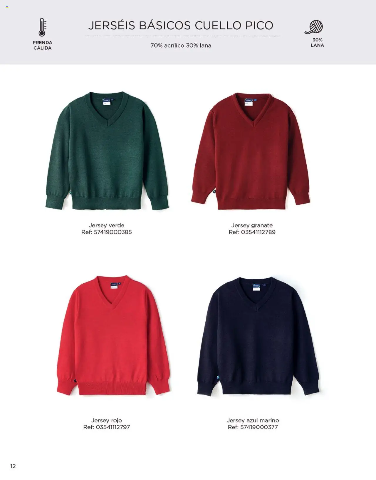 Nuevas ofertas de El Corte Inglés válidas en toda la República Mexicana desde el 04/04/2025. ¡Encuentra las mejores ofertas en El Corte Inglés catálogo Colección Uniformes 2024! | Página: 12 | Productos: Pico