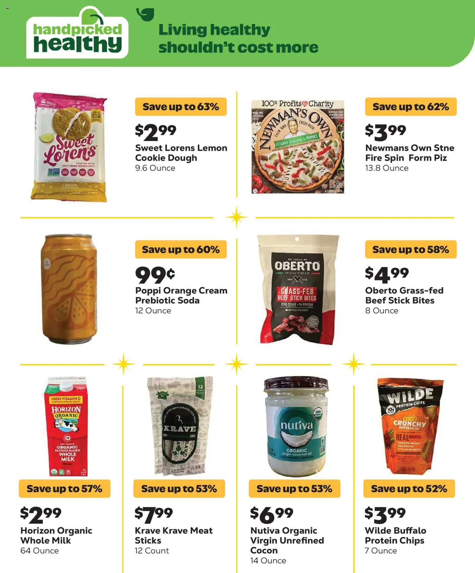 Grocery Outlet Weekly Ad - valid from 08/19/2026 | Page: 8 | Products: Protein, Cream, Sausage, Dough